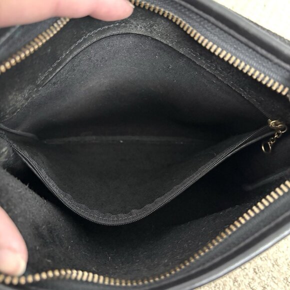 Coach Black Vintage Legacy Flap Bag Crossbody Leather Purse - Picture 12 of 14